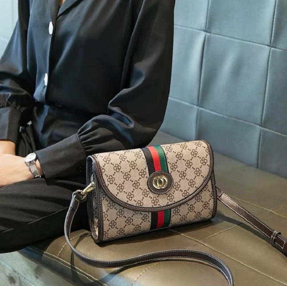 Chanelle Noir™ Heritage Monogram Crossbody