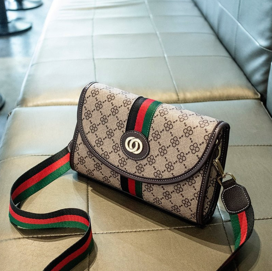 Chanelle Noir™ Heritage Monogram Crossbody